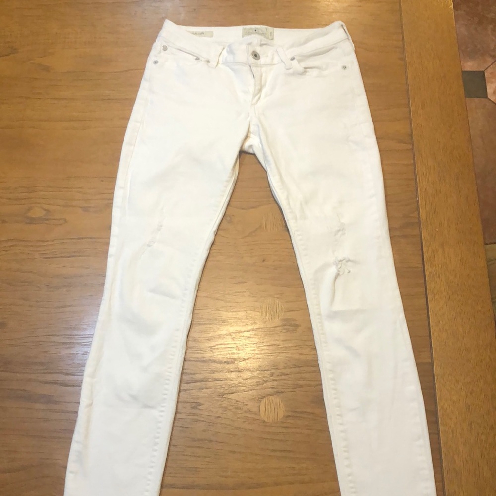 Lucky Brand Capri Size 0 White Jeans